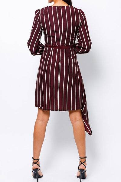 Mulberry Stripe Dress